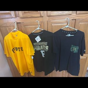 Pittsburgh Pirates yellow shirt only shirts men’s large